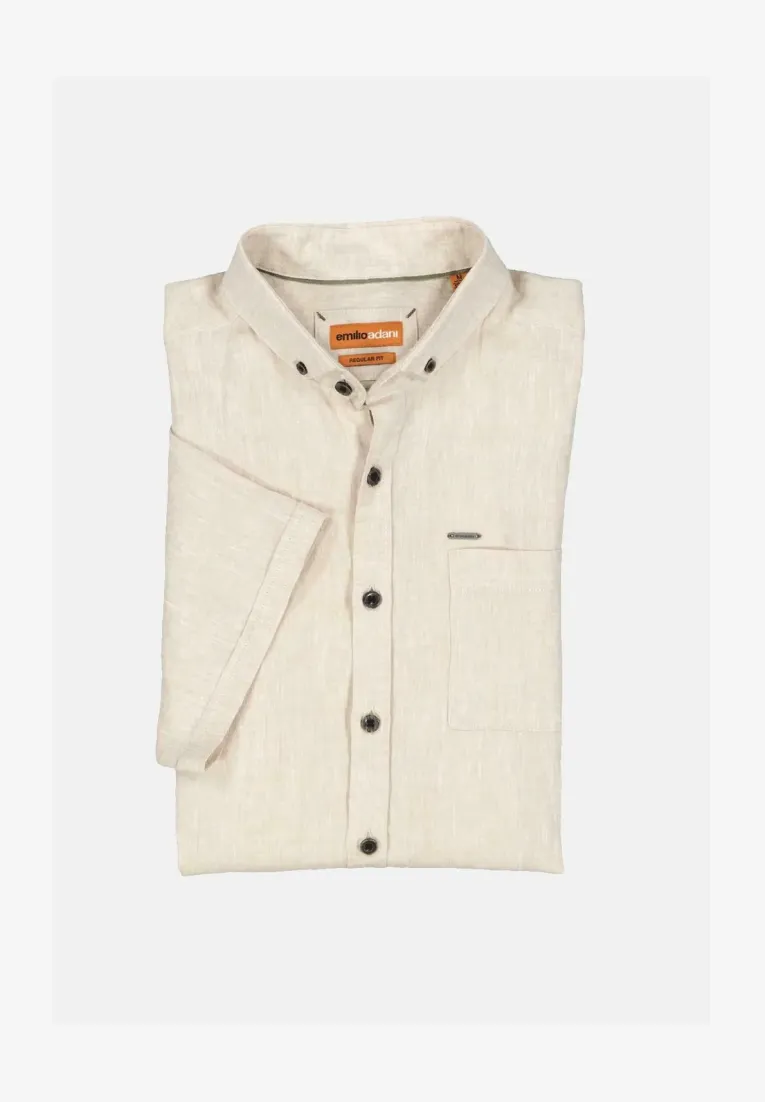 Linen Button-Up Shirt
