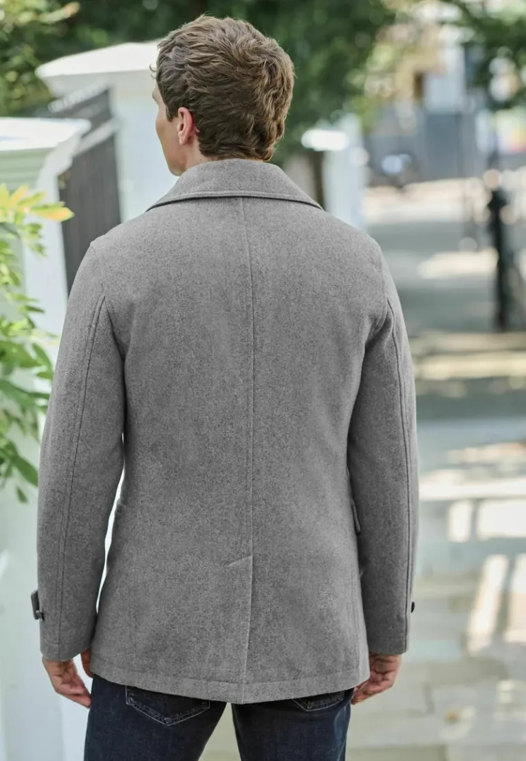 Wool Blend Trench Coat