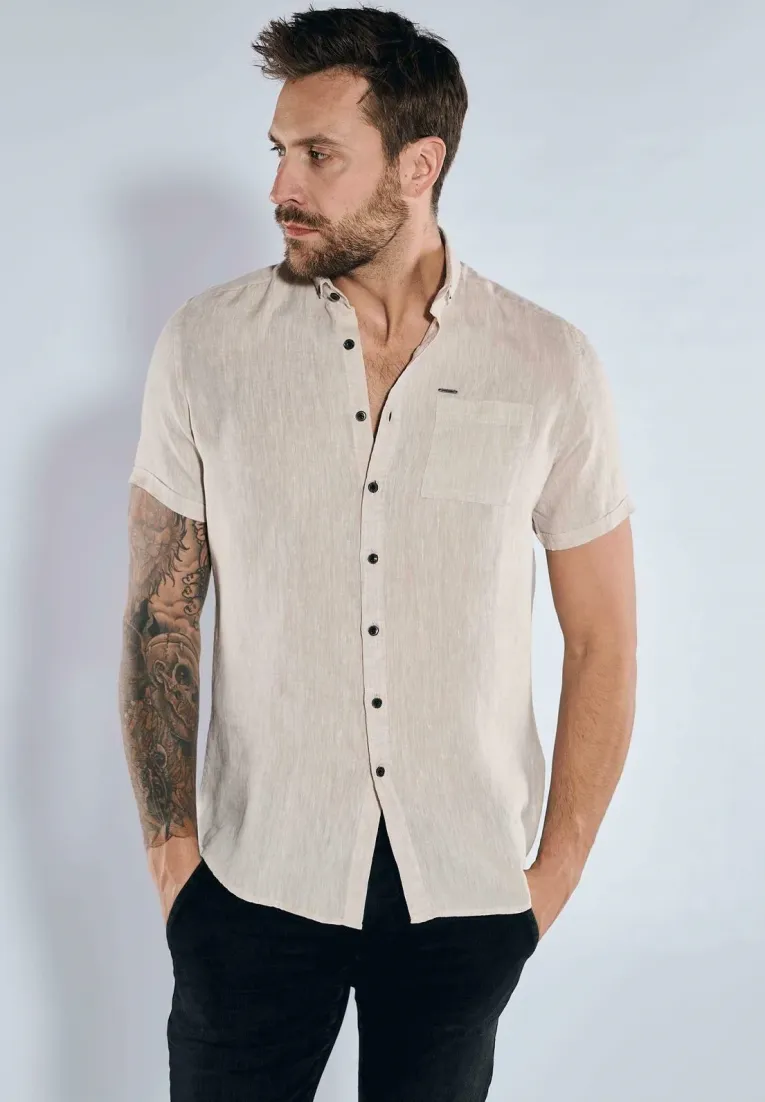 Linen Button-Up Shirt