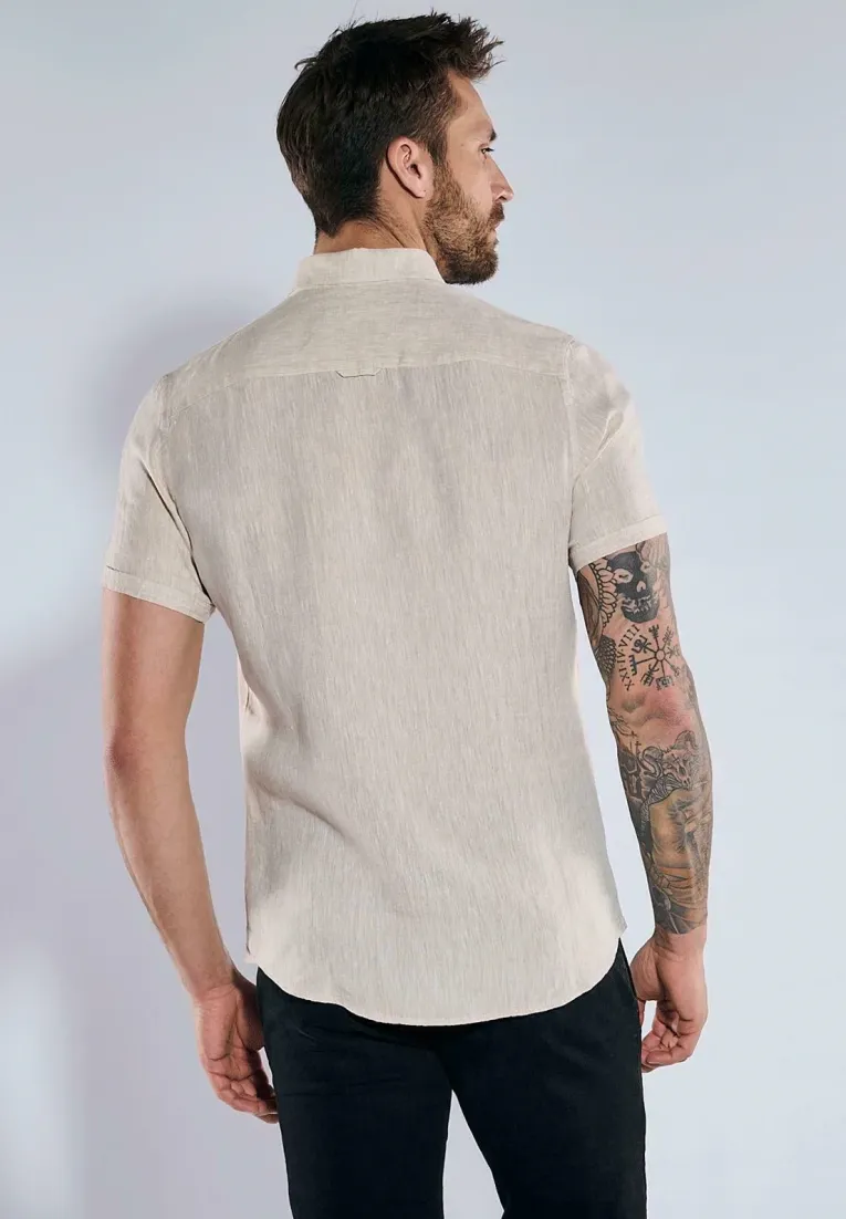 Linen Button-Up Shirt