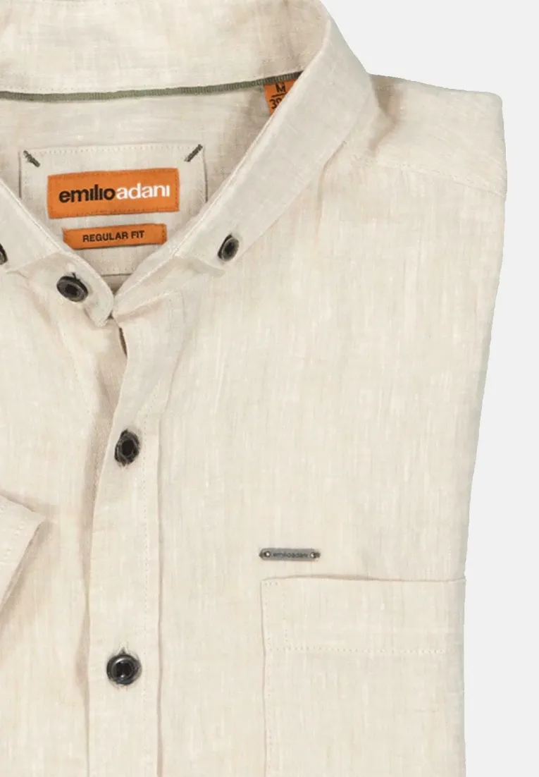 Linen Button-Up Shirt