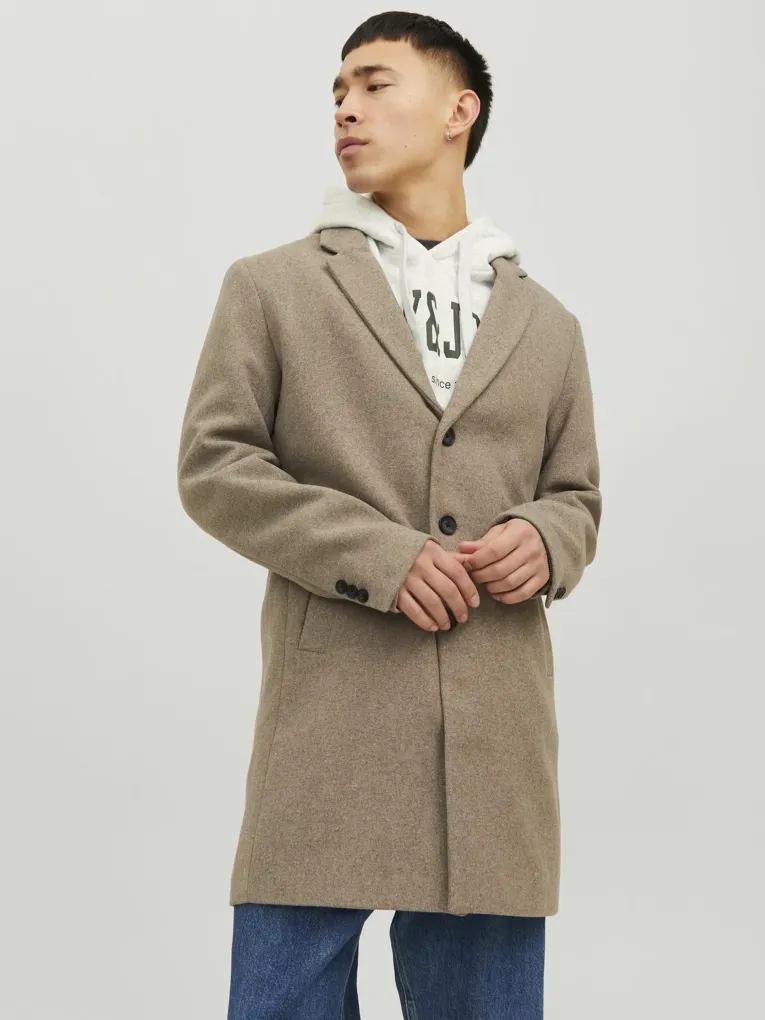 Wool Blend Overcoat