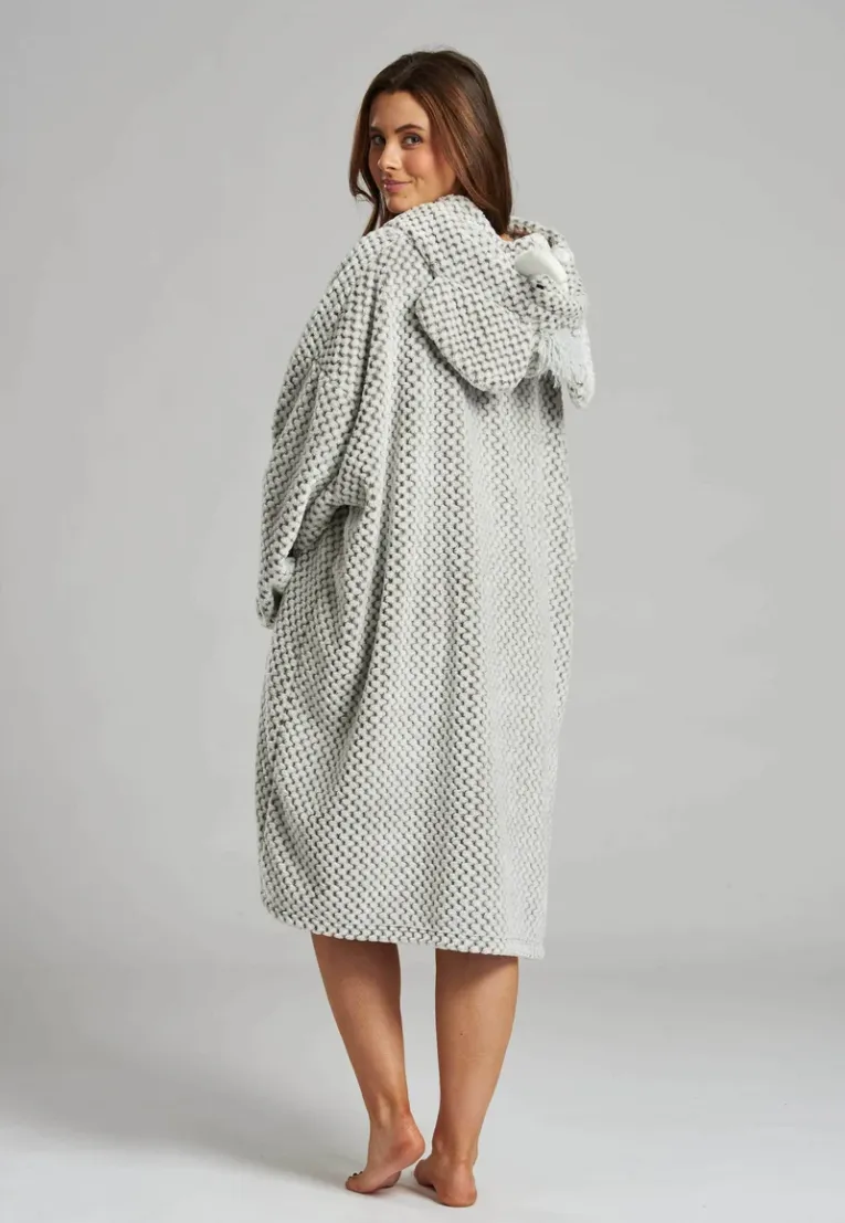 Plush Hooded Pajama Set